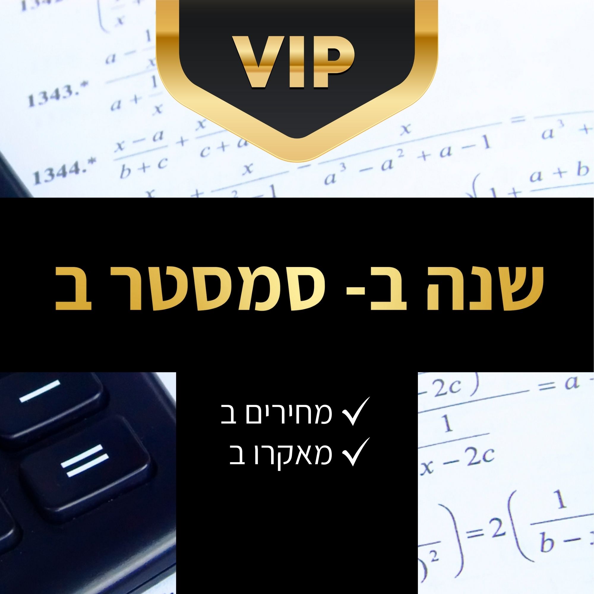 שנה ב סמסטר ב